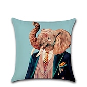 baratos estilo animal-capa de almofada 1 unidade quadrada decorativa macia capa de travesseiro capa de almofada capa de almofada para sofá-cama de qualidade superior mashine lavável pacote de 1 para sofá sofá-cama cadeira
