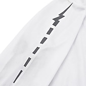 preiswerte Radtrikot Herren-Arsuxeo Herren Langarm Fahrradtrikot Winter Polyester Dunkelgrau Weiß Grau Volltonfarbe Fahhrad Trikot / Radtrikot Bergradfahren Straßenradfahren Reflexstreiffen Tasche auf der Rückseite Sport