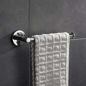 voordelige Toiletrolhouders-badkamer hardware accessoire handdoek ring/toiletrolhouder/mantel haak/zeepschaal en handdoek houder roestvrij staal wandmontage zilver