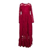 levne Šaty pro družičky-A-line délka po podlaze květinové dívčí šaty k prvnímu přijímání dívky roztomilé plesové šaty krajka s krajkou boho krajka vzadu střih 3-16 let šaty, které zapůsobí 2024