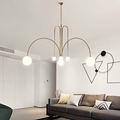 billige Lysekroner-130 cm enkelt design lysekrone metall geometrisk industriell nyhet malt finish kunstnerisk 110-120v 220-240v