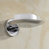 voordelige Toiletrolhouders-badkamer hardware accessoire handdoek ring/toiletrolhouder/mantel haak/zeepschaal en handdoek houder roestvrij staal wandmontage zilver