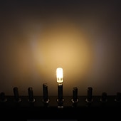 זול נורות דו-פיניות לד-10 יחידות g4 bi pin 1.5w led נורות תירס 15w t3 נורת הלוגן שווה ערך 150lm smd 3014 חם קר לבן למאווררי תקרה rv תאורה dc 12v