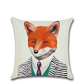 baratos estilo animal-capa de almofada 1 unidade quadrada decorativa macia capa de travesseiro capa de almofada capa de almofada para sofá-cama de qualidade superior mashine lavável pacote de 1 para sofá sofá-cama cadeira