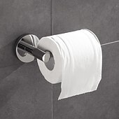 voordelige Toiletrolhouders-badkamer hardware accessoire handdoek ring/toiletrolhouder/mantel haak/zeepschaal en handdoek houder roestvrij staal wandmontage zilver