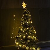 abordables Guirlandes lumineuses à brancher-Guirlande lumineuse 50m 500 leds 1pc blanc chaud rvb blanc étanche fête décorative 12 v
