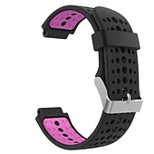 baratos Relógios Garmin-Pulseiras de Relógio para Garmin Forerunner 220/230/235/620/630/735XT Approach S20 / S6 / S5 Silicone Substituição Alça com ferramenta de remoção Respirável Pulseira Esportiva Pulseira