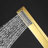 Недорогие Hand Shower-Contemporary Hand Shower Chrome / Brushed / Ti-PVD Feature - Shower, Shower Head / Stainless Steel / Brass / Yes