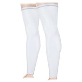 abordables Calientabrazos y calentadores-1 Par Arsuxeo Calentadores de la pierna / Polainas Color sólido Ligero Filtro Solar UPF 50 Bicicleta Negro Blanco Verde claro Poliéster Elastán Invierno para Hombre Mujer Adulto Bicicleta de Pista