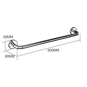 voordelige Toiletrolhouders-badkamer hardware accessoire handdoek ring/toiletrolhouder/mantel haak/zeepschaal en handdoek houder roestvrij staal wandmontage zilver