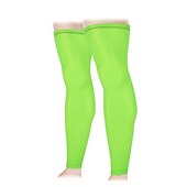 abordables Calientabrazos y calentadores-1 Par Arsuxeo Calentadores de la pierna / Polainas Color sólido Ligero Filtro Solar UPF 50 Bicicleta Negro Blanco Verde claro Poliéster Elastán Invierno para Hombre Mujer Adulto Bicicleta de Pista
