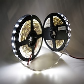 abordables Bandes lumineuses étanches-ZDM® 10m bandes lumineuses LED Ruban LED Flexibles 600 LED SMD5050 10mm 1pc Blanc Chaud Blanc Froid Rouge Découpable Design nouveau Décorative 12 V  Auto-Adhésives
