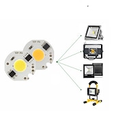 tanie Akcesoria LED-Lampa led 3 w 5 w 7 w 9 w cob chip 220 v inteligentny ic nie ma potrzeby żarówki led dla powodzi światła reflektorów diy oświetlenie zimny biały ciepły biały