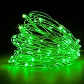 economico Plug in elettrico-eleganti luci per feste di nozze, luci fatate da 5 m, adattatore da 12 V a 1 A, luci per decorazioni di nozze, stringhe di LED, luci per feste di nozze ...
