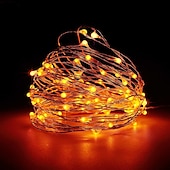 economico Plug in elettrico-eleganti luci per feste di nozze, luci fatate da 5 m, adattatore da 12 V a 1 A, luci per decorazioni di nozze, stringhe di LED, luci per feste di nozze ...
