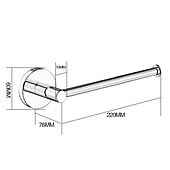 voordelige Toiletrolhouders-badkamer hardware accessoire handdoek ring/toiletrolhouder/mantel haak/zeepschaal en handdoek houder roestvrij staal wandmontage zilver