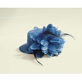 preiswerte Faszinator-Tüll-/Feder-Fascinators Kentucky Derby-Hut mit 1 Stück Kopfschmuck für Hochzeit/besondere Anlässe/Teeparty