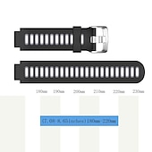 cheap Garmin Watch Bands-Watch Band for Garmin Forerunner 735XT / 630/620/235/230/220 Approach S20 / S6 / S5 Silicone Replacement  Strap Breathable Sport Band Wristband