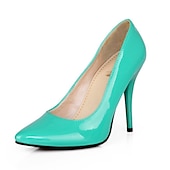 abordables Talons Aiguilles-Femme Chaussures à Talons Escarpins Cadeaux de Saint-Valentin Chaussures habillées Grandes Tailles Saint Valentin du quotidien Soirée &amp; Evénement Talon Aiguille Bout pointu Elégant Polyuréthane Noir