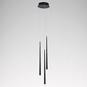 cheap Island Lights-3-Light 2.5 cm LED Light Cluster Design Pendant Lights Metal Acrylic Cone Mini Anodized Modern 110-120V 220-240V