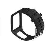 abordables Otras correas de reloj-1 pcs Correa de Smartwatch para TomTom TomTom Multi-Sport GPS+HRM Silicona Reloj inteligente Correa Suave Transpirable Correa Deportiva Hebilla Clásica Reemplazo Pulsera