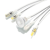voordelige Lampvoeten &amp; Connectoren-g4 led-lampvoet halogeen mr11 basis ceremische lamphouder socket miniatuur bi-pin base socket halogeen gloeilamp led socket keramische body lamphouder 10-pack