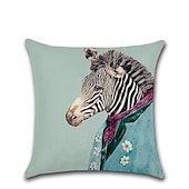 baratos estilo animal-capa de almofada 1 unidade quadrada decorativa macia capa de travesseiro capa de almofada capa de almofada para sofá-cama de qualidade superior mashine lavável pacote de 1 para sofá sofá-cama cadeira