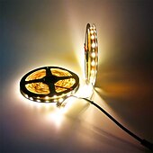 abordables Bandes lumineuses étanches-ZDM® 10m bandes lumineuses LED Ruban LED Flexibles 600 LED SMD5050 10mm 1pc Blanc Chaud Blanc Froid Rouge Découpable Design nouveau Décorative 12 V  Auto-Adhésives