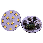 cheap LED Bi-pin Lights-1Pcs G4 12 Leds 2835 2W AC12V DC12-24V Corn Led 90° Mini Lampada Led Bulb Beads Dimmable Decorative Warm White Daylight White