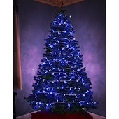 abordables Guirlandes lumineuses à brancher-20m Guirlandes Lumineuses 200 LED LED Dip 1pc Blanc Chaud Blanc Bleu Soirée Décorative Adorable 220-240 V / IP44