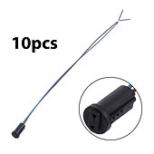 お買い得  ランプベース＆コネクタ-10ピース/バッグg4ランプホルダーワイヤーソケットケーブル20センチled電球コネクタフィッティングアクセサリー用g4シーリングライト/ハロゲンランプ