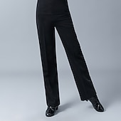 お買い得  パンツ-ラテンダンス パンツ フリル 男性用 訓練 性能 ハイウエスト POLY コットン