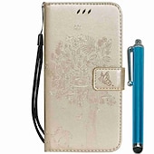 cheap Samsung Cases-Phone Case For Samsung Galaxy S24 S23 S22 S21 Ultra Plus A72 A32 A52 A42 Wallet Case with Stand Holder Flip Wallet Tree PU Leather