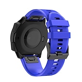 זול רצועות שעונים של Garmin-צפו בנד ל גרמין Fenix 7/7X / 7S FORERUNNER 955 אינסטינקט 2/2S אפיקס גישה ל-S62 סיליקוןריצה תַחֲלִיף רצועה 20mm 22mm 26mm רצועת ספורט צמיד