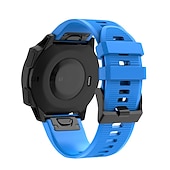 זול רצועות שעונים של Garmin-צפו בנד ל גרמין Fenix 7/7X / 7S FORERUNNER 955 אינסטינקט 2/2S אפיקס גישה ל-S62 סיליקוןריצה תַחֲלִיף רצועה 20mm 22mm 26mm רצועת ספורט צמיד