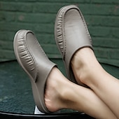 halpa Mekko sandaalit-miesten mustat eva-slip-on -loaferit – mukavat vapaa-ajan muulit sisä- ja ulkokäyttöön