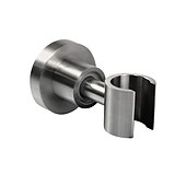 abordables Brazos de ducha-Soporte de ducha de mano giratorio de 360 ° resistente al agua de acero inoxidable montado en la pared, asiento de boquilla de bidé, accesorios de baño
