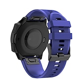 זול רצועות שעונים של Garmin-צפו בנד ל גרמין Fenix 7/7X / 7S FORERUNNER 955 אינסטינקט 2/2S אפיקס גישה ל-S62 סיליקוןריצה תַחֲלִיף רצועה 20mm 22mm 26mm רצועת ספורט צמיד