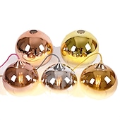 economico Luci Isola cucina-Lampada a sospensione da 30 cm con design singolo a led globo di vetro elettrolitico regalo moderno per amici di famiglia 220-240v