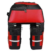 cheap Bike Bags-70 L Waterproof Bike Panniers Bag Rain Cover 3 In 1 Rain Waterproof Cycling Bike Bag 1680D Polyester Bicycle Bag Cycle Bag