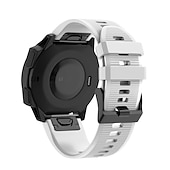 זול רצועות שעונים של Garmin-צפו בנד ל גרמין Fenix 7/7X / 7S FORERUNNER 955 אינסטינקט 2/2S אפיקס גישה ל-S62 סיליקוןריצה תַחֲלִיף רצועה 20mm 22mm 26mm רצועת ספורט צמיד