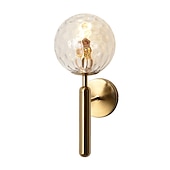 abordables Apliques de pared de cristal-Lámparas de pared creativas de estilo nórdico, apliques de pared, aplique de vidrio para dormitorio, ip20 220-240v