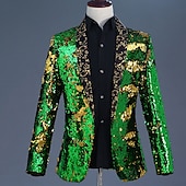 Χαμηλού Κόστους Αριστος-Ντίσκο Δεκαετία '80 Smoching Κοστούμια &amp; Σακάκια Πρίγκηπας Πούλιες Γεωμετρικό Φανταχτερή Φόρεμα Ανδρικά Αποκριάτικη Στολή Απόκριες Νέος Χρόνος