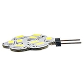 olcso Kéttűs LED-es izzók-10db 2 w led kétpólusú fények 300 lm g4 t 9 led gyöngyök smd 5730 meleg fehér fehér 12 V
