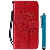 cheap Samsung Cases-Phone Case For Samsung Galaxy S24 S23 S22 S21 Ultra Plus A72 A32 A52 A42 Wallet Case with Stand Holder Flip Wallet Tree PU Leather