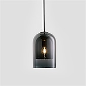 お買い得  アイランドライト-15cm　シングルデザイン　ペンダント　ライト　ガラスシリンダー　電気　メッキ　塗装仕上げ　スタイル　220-240v　インテリア照明　モダン