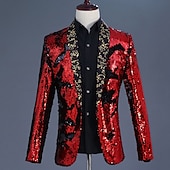 Χαμηλού Κόστους Αριστος-Ντίσκο Δεκαετία '80 Smoching Κοστούμια &amp; Σακάκια Πρίγκηπας Πούλιες Γεωμετρικό Φανταχτερή Φόρεμα Ανδρικά Αποκριάτικη Στολή Απόκριες Νέος Χρόνος