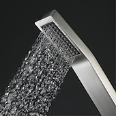 Недорогие Hand Shower-Contemporary Hand Shower Chrome / Brushed / Ti-PVD Feature - Shower, Shower Head / Stainless Steel / Brass / Yes