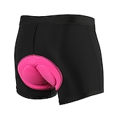 billiga Byxor, shorts och kjolar för kvinnor-Arsuxeo Dam Cykelunderkläder Vadderade cykelbyxor 3D vadderade shorts Cykel Herr Boxer Vadderade shorts Formpassad Bergscykling Vägcykling sporter Mjuk Hög Elasisitet Stretch Svart Blå Elastan Kläder