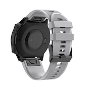 זול רצועות שעונים של Garmin-צפו בנד ל גרמין Fenix 7/7X / 7S FORERUNNER 955 אינסטינקט 2/2S אפיקס גישה ל-S62 סיליקוןריצה תַחֲלִיף רצועה 20mm 22mm 26mm רצועת ספורט צמיד